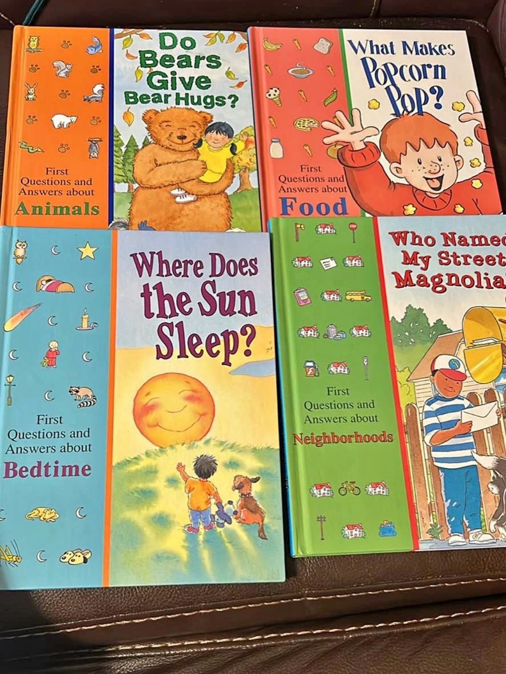 Set of 8 Library First Questions and Answers book set